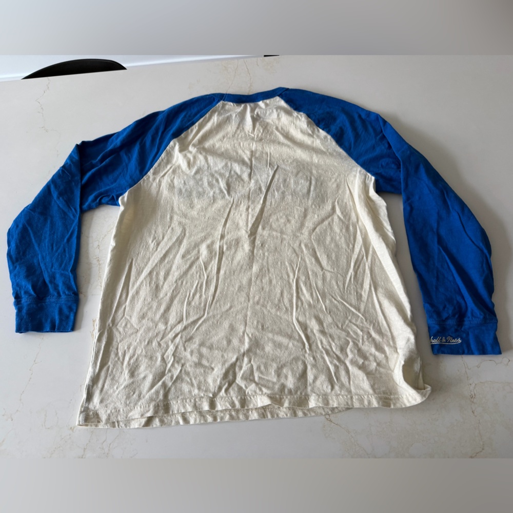 Toronto Blue Jays Mitchell & Ness slub cotton long sleeve t-shirt top - Picture 4 of 10